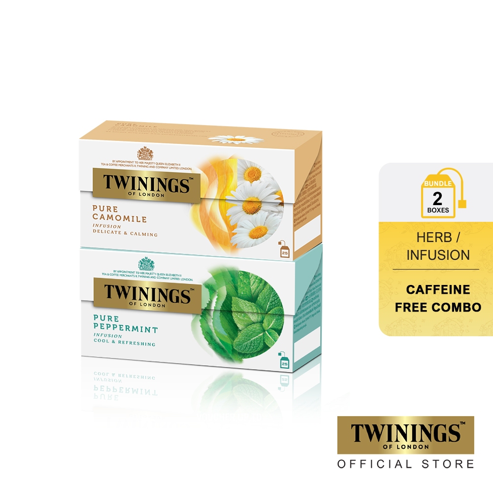 

[Paket Bundle] Twinings Teh Celup Pure Peppermint dan Pure Camomile