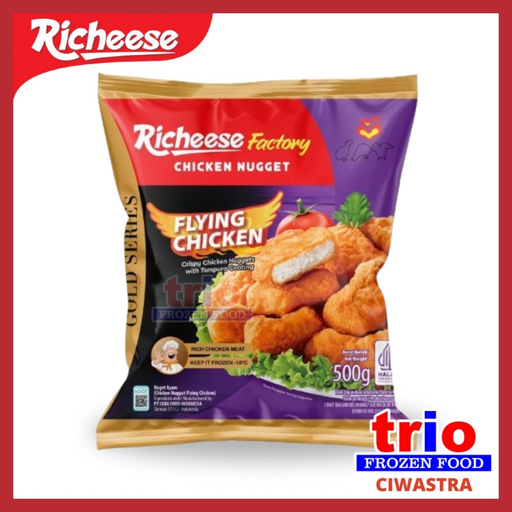 

RICHEESE FACTORY FLYING CHICKEN NUGGET 500GR