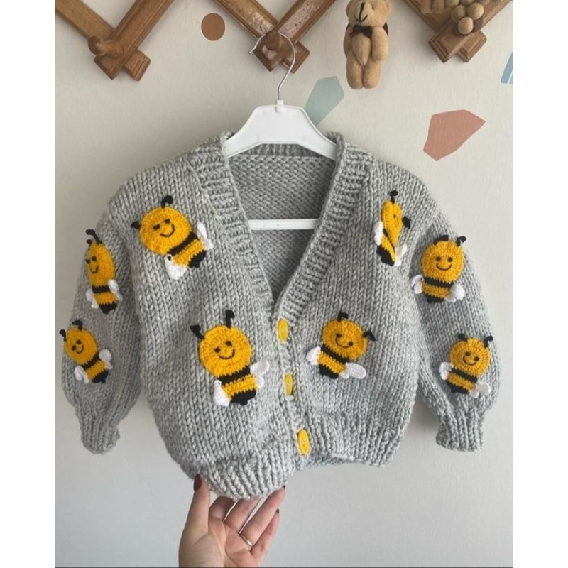 CARDIGAN RAJUT ANAK LAKI-LAKI HANDMADE