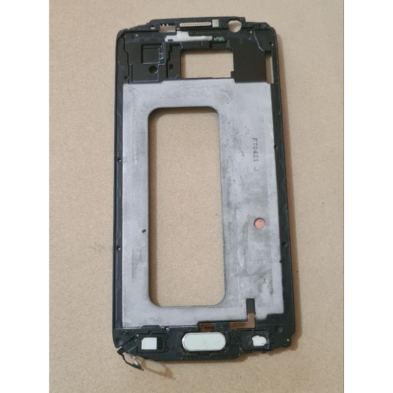 Frame Lcd Papan charger home Samsung S6 Flat Original Copotan