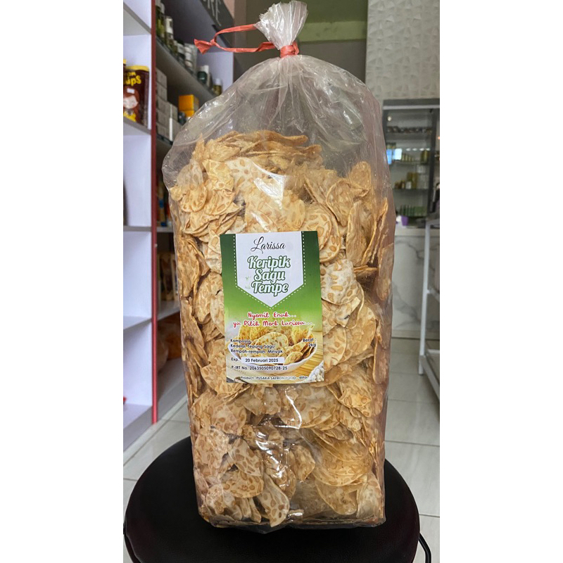 

Larissa Keripik sagu Tempe 1Kg dan 1 Bal (2kg)