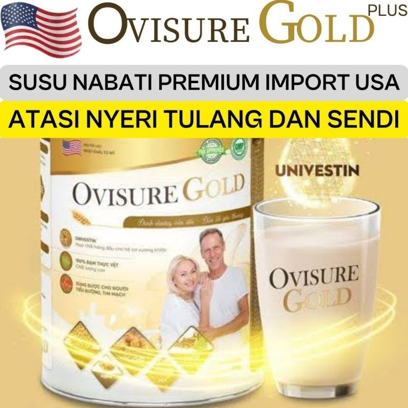 

OVISURE GOLD Susu Nabati Premium Obati Nyeri Tulang dan Sendi Terlaris di Indonesia Resmi Bpom