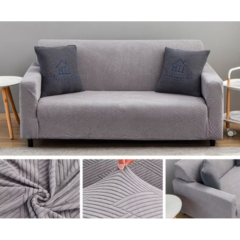 New cover untuk sofa (2 seater)