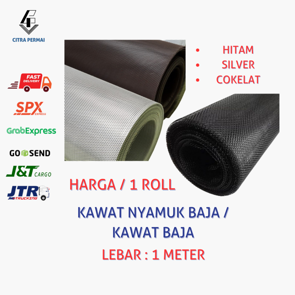 KAWAT NYAMUK BAJA / KAWAT BAJA PER ROLL