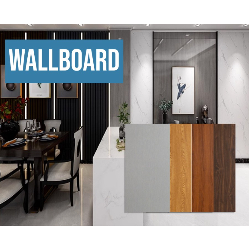 WPC Wallboard Voyage Series Papan Dinding 9mm Wall Board Panel Wood Marmer (LAIV)