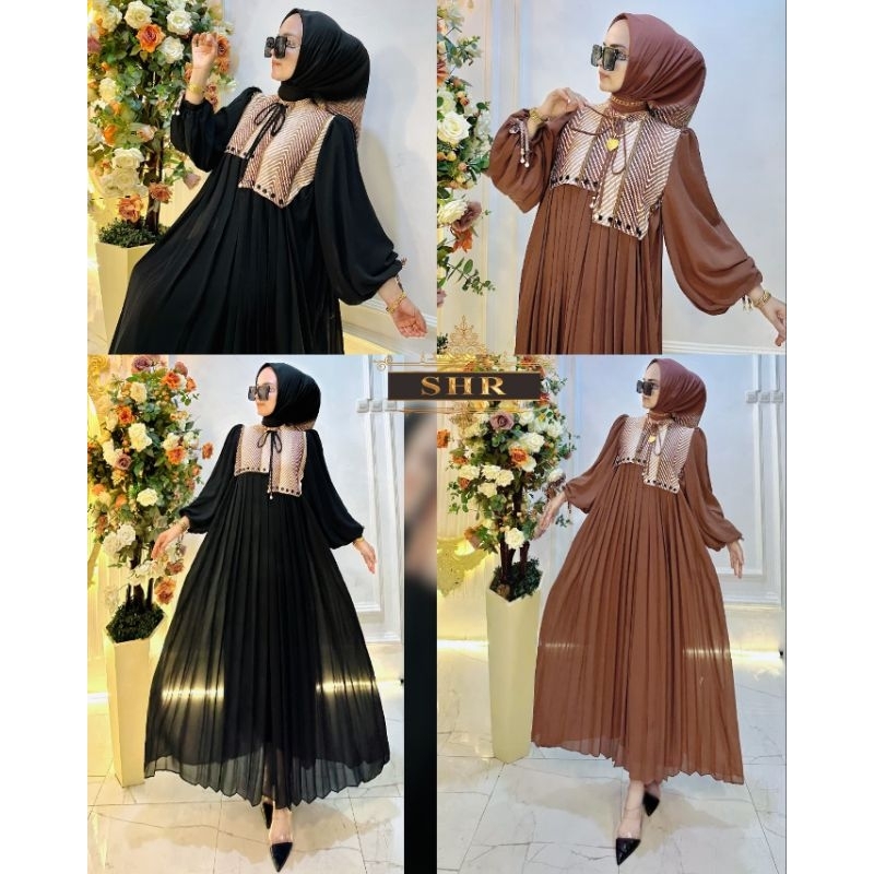 *NEW SHR ORI* MIDI DRESS JUMBO CHOCOLATOS CERUTY RAJUT BY SHR ORI SIAP KIRIM