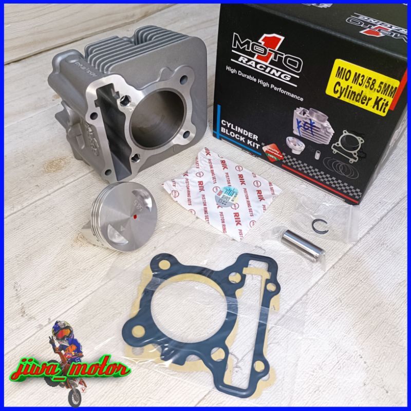 blok seher moto 1 bore up 58,5mm Mio m3 / Fino 125 / x ride 125 / Mio soul 125