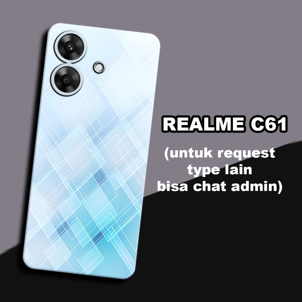 CC33/ Softcase karet lentur untuk realme c61/Motif cewek/case realme c61 /kesing realme c61  /silico