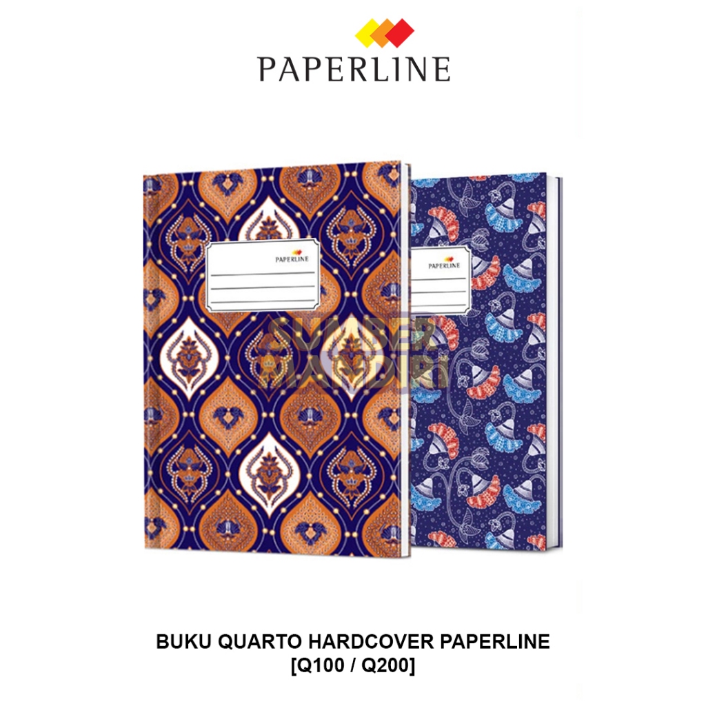 

Buku Kas Quarto PAPERLINE Hard Cover Isi 100 / 200 [1 PCS]