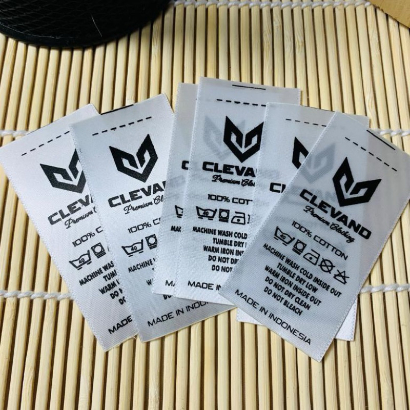 

(1-2hari) Label Satin Lokal Label Custom Label Baju Custom Label Washing Label Satin Label Pita 4cm