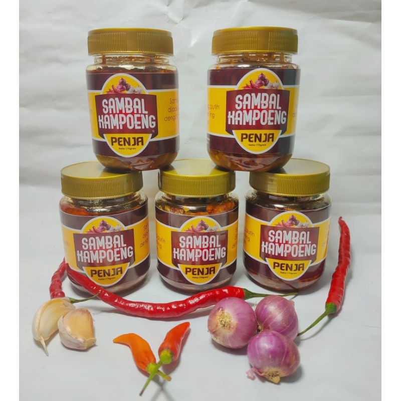

Sambal Penja / Sambel Penja Kampoeng / Aneka Sambal Enak / Bikin nagih / Full Sambel Penja / Sambal Rumahan / 170 gram