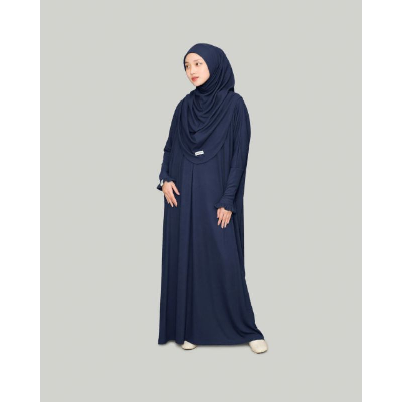 PLAIN LOOSE ABAYA & HEELAN SET  BY (KHALEWALE) READYSTOCK