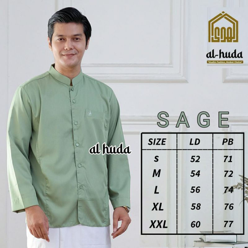 KOKO TEROMPAH SEMI JAZ  AL-HUDA, PREMIUM S M L XL XXL