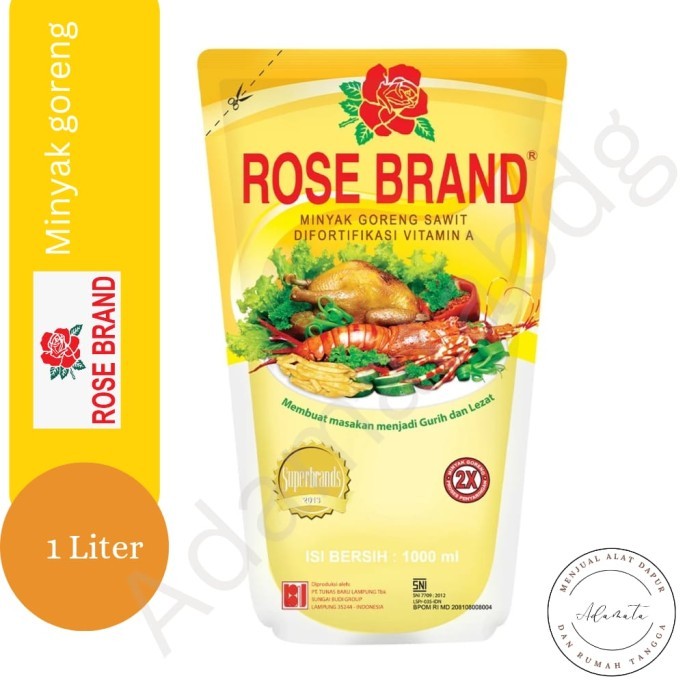 

Adamata - Minyak Goreng Rose Brand 1 Liter