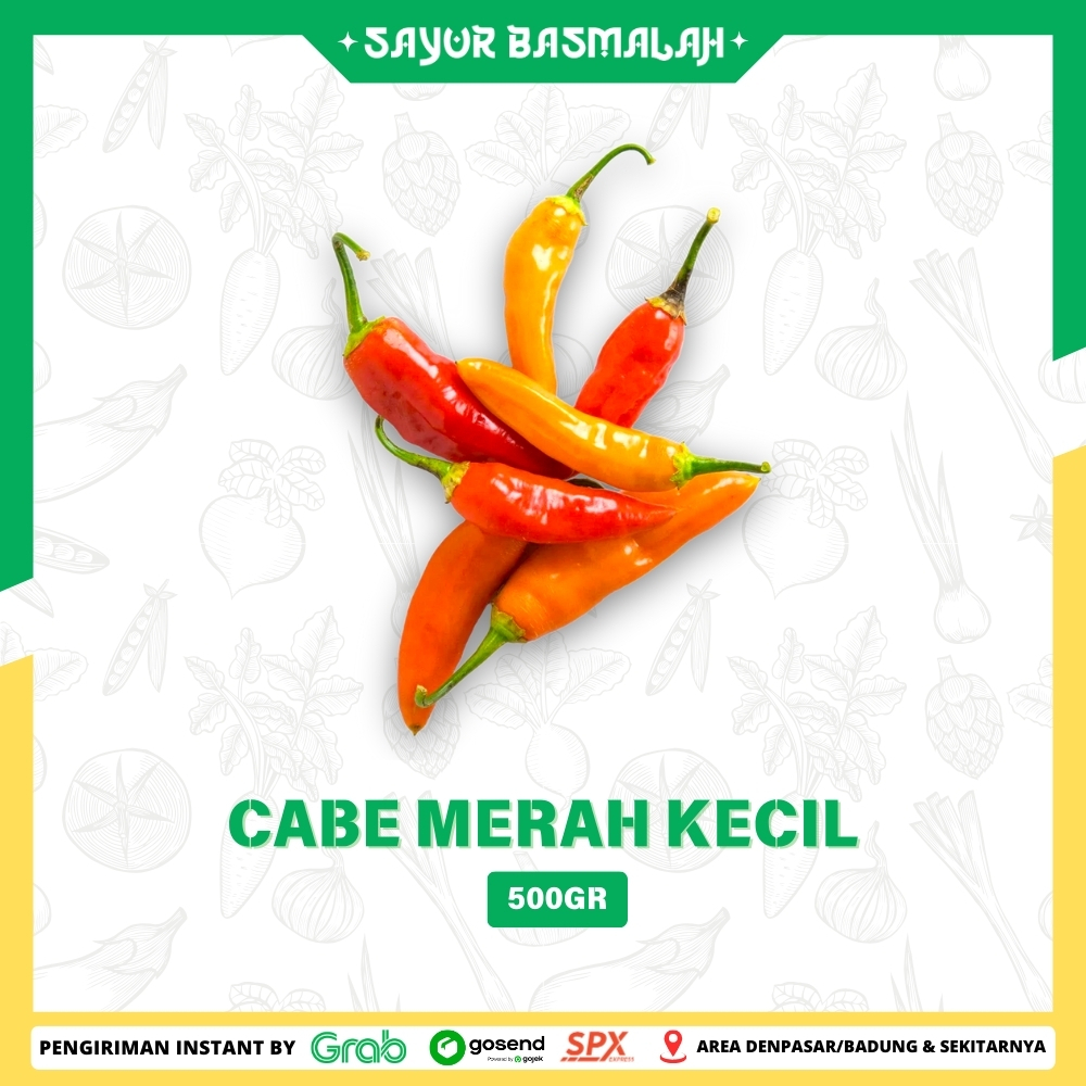 

Cabe Merah Kecil 500gr - Sayur Basmalah
