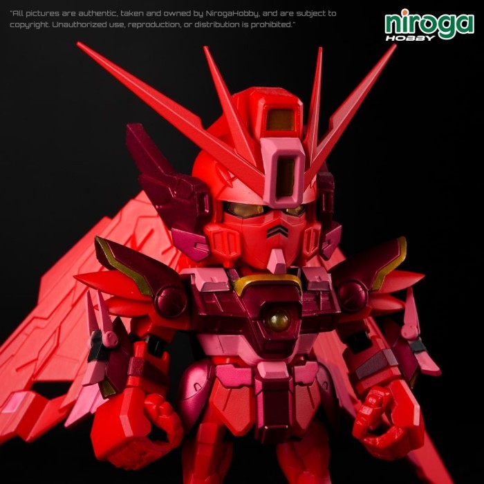 BANDAI QMSV MINI XXXG-00W0 WING GUNDAM ZERO EW - RED COLOR