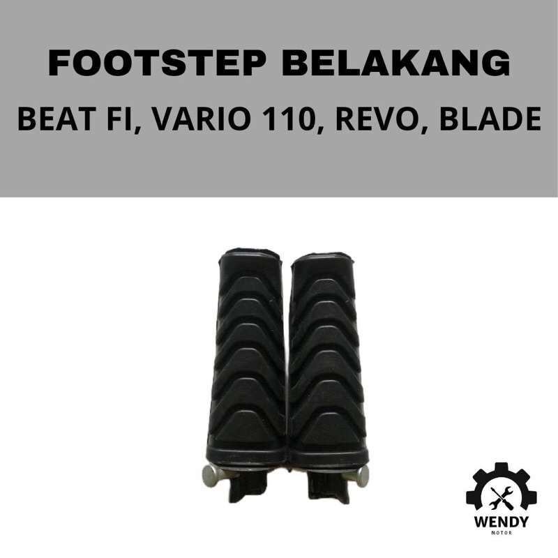 FOOTSTEP POSTEP BELAKANG HONDA BEAT FI VARIO 110 REVO BLADE