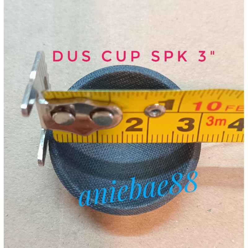 Dus cup speaker tutup spool speaker 3inch (2pcs)