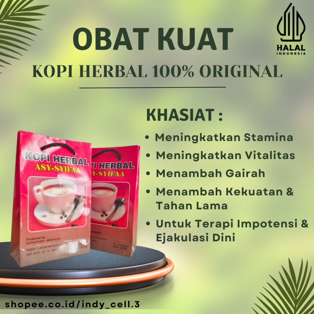 

Kopi Herbal Asy Syifaa Kopi Kuat Kopi Dan Rempah Rempah Pilihan 100% Original Obat Penambah Stamina