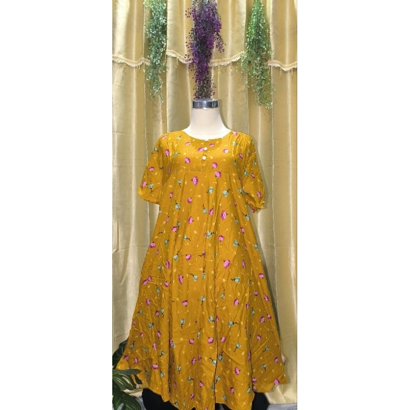 Daster Gajah Putih Kembang Payung