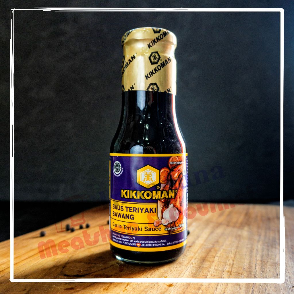 

Kikkoman Saus Teriyaki Bawang Garlic Teriyaki Sauce 300gr