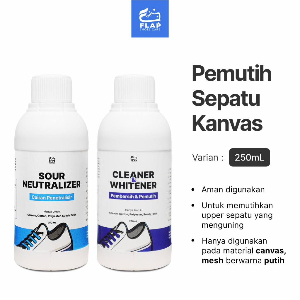 FLAP SHOES CARE - PEMUTIH SEPATU CANVAS