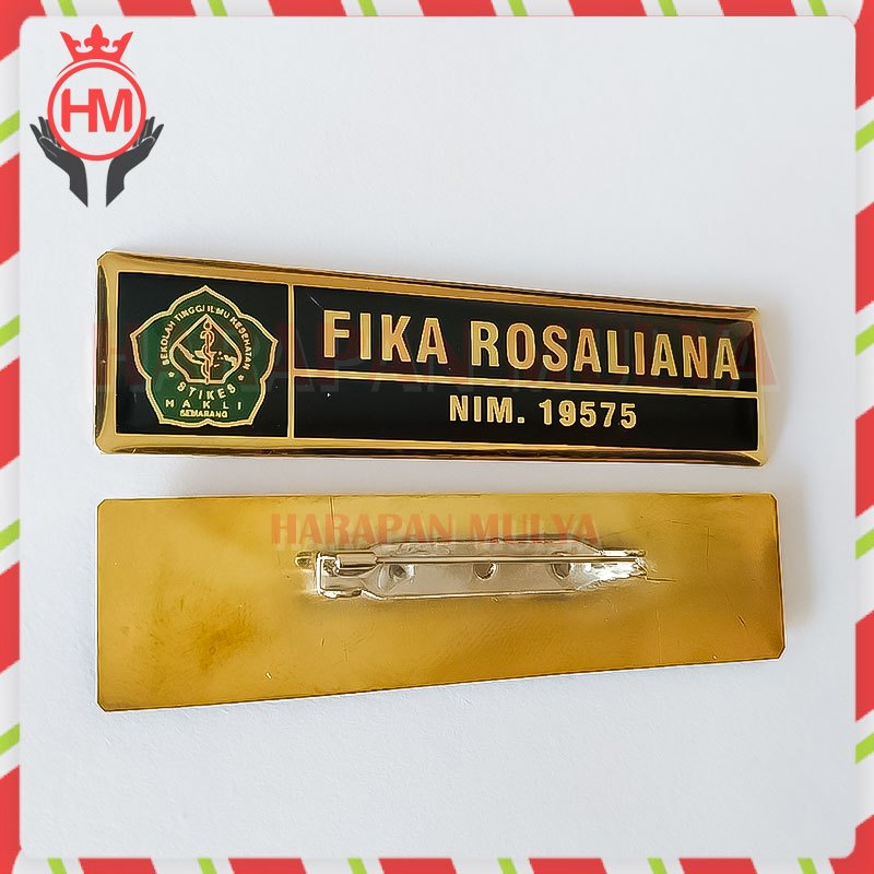 

Papan Nama Dada Logo Sekolah Tinggi Ilmu Kesehatan Custom Name Tag Stikes - Harapan Mulya