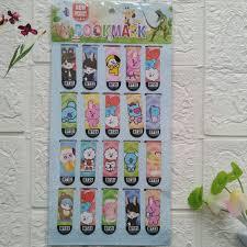

Mainan Bookmark / Pembatas Isi 20pcs / Pembatas Buku Magnet Lembaran