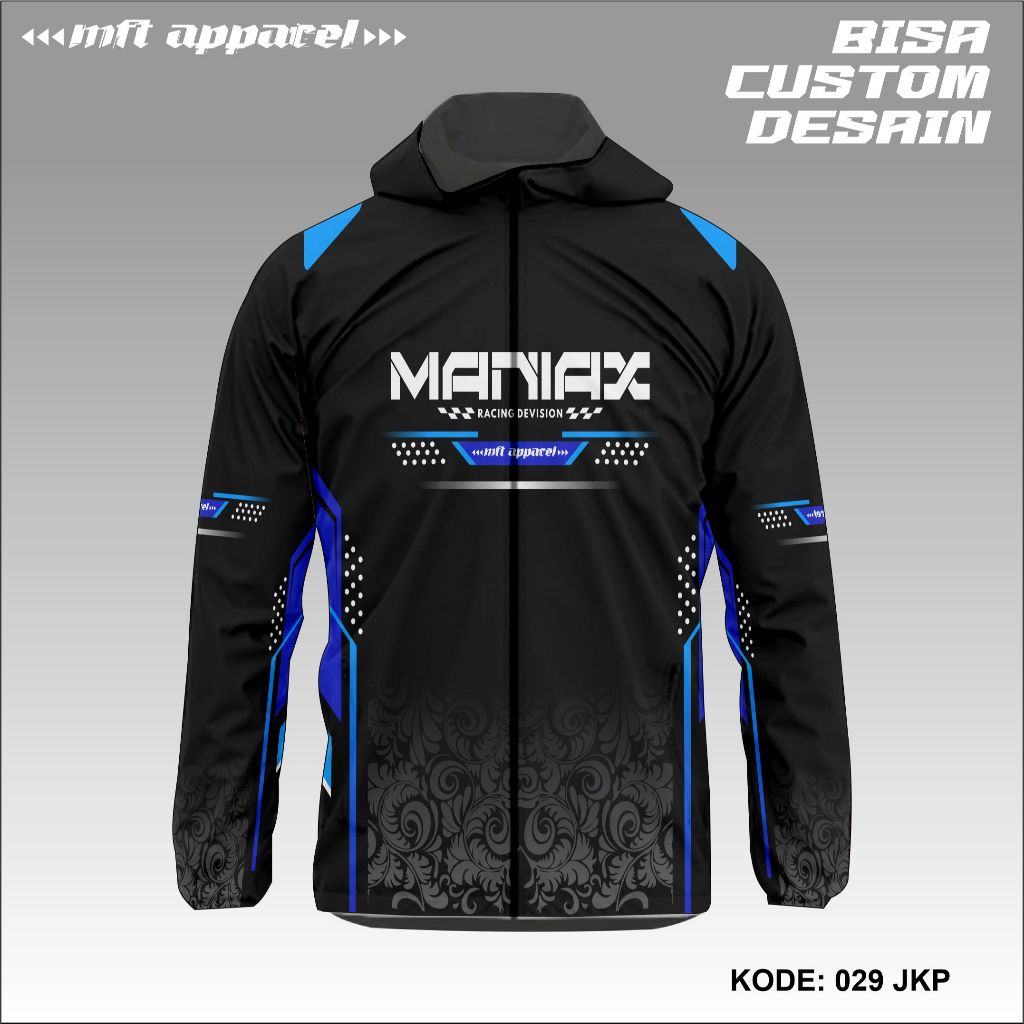 Jaket Taslan Waterproof Jaket Racing Parasut Variasi racing Jaket Kaos Racing  00JAKET