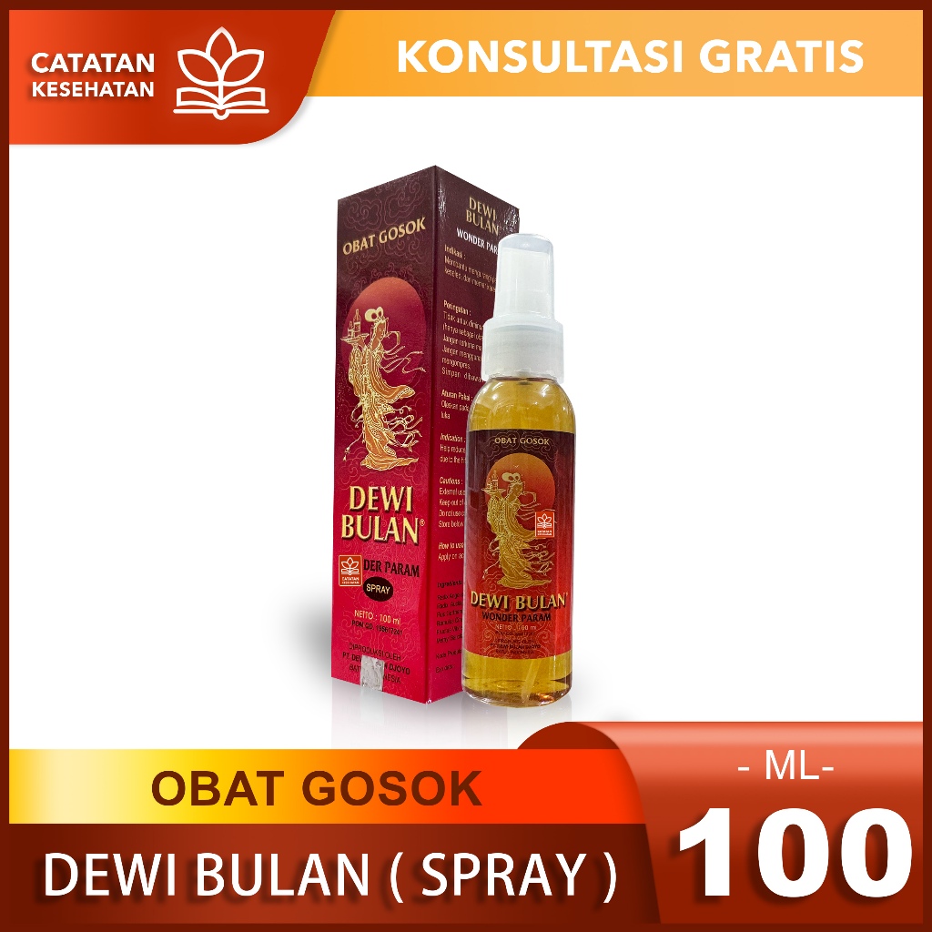 Obat Gosok Dewi Bulan 100ml // Minyak Gosok