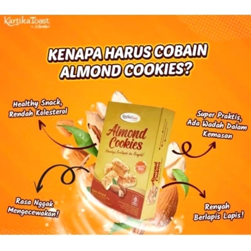 

Almond Cookies Kartika Toast by kartika sari