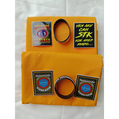 Sabuk PSHW Lebar 50cm panjang 3 Meter - Selendang PSHW - Sabuk PSHW Winongo - Selendang Kuning PSHW 