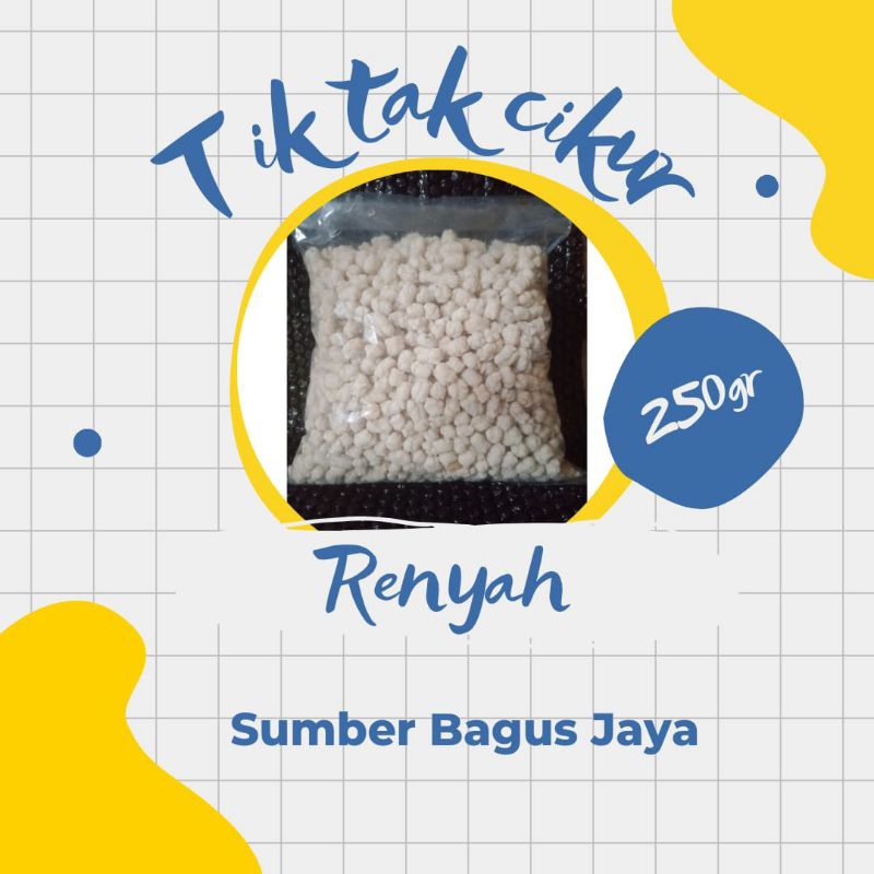 

Pilus Tiktak Cikur Renyah 250gr