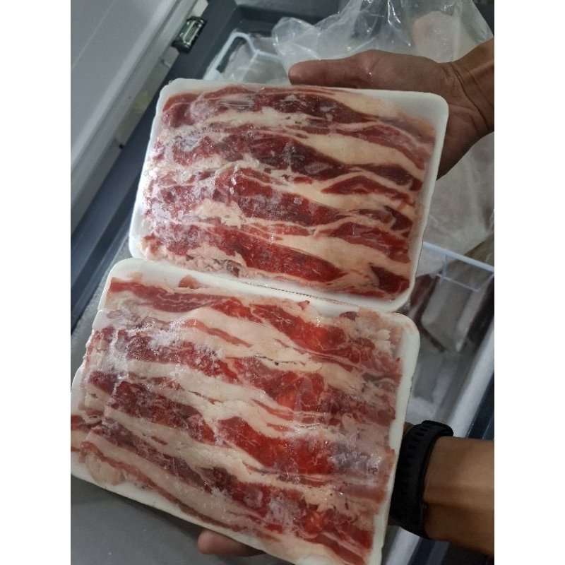 

Beef Slice Shortplate mixed triming