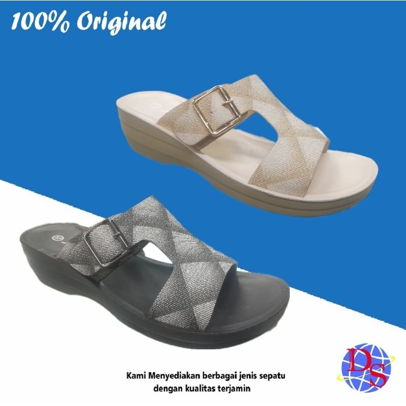Sandal Wanita Austin S 959 Wedges Wanita Sandal Pesta Ringan Empuk