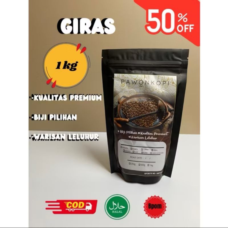 

kopi bubuk giras isi 1kg di jamin enak