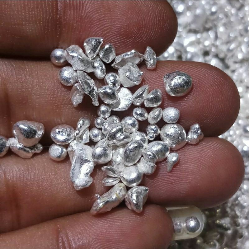 perak granule murni silver kadar 2%