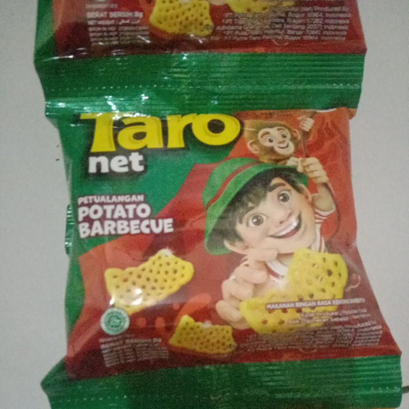 

CHIKI TARO ECER 1000 POTATO BARBEQUE PER RENCENG ISI ( 10 SACHET X 8 GRAM )