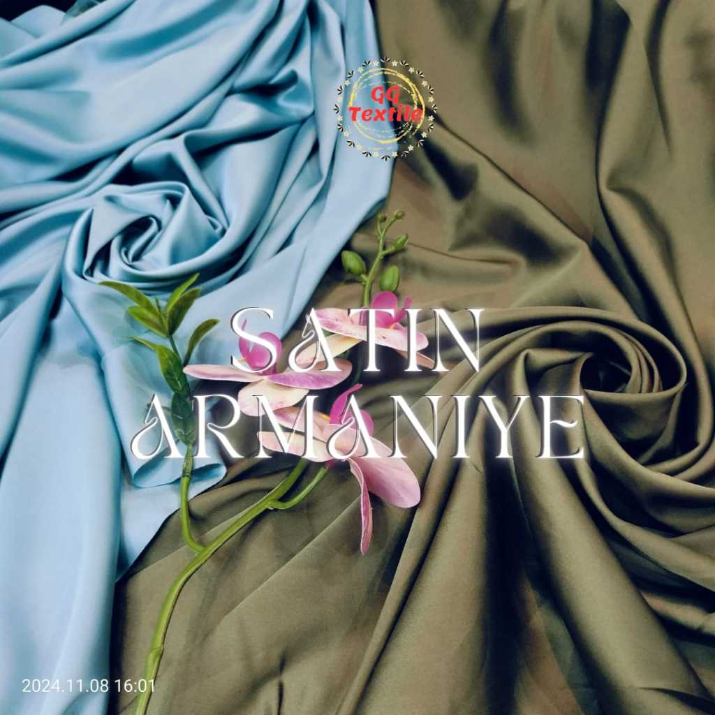 Kain Satin Armaniye Silky - Kain Bridesmaid Mewah / Lebar 1.5 Meter