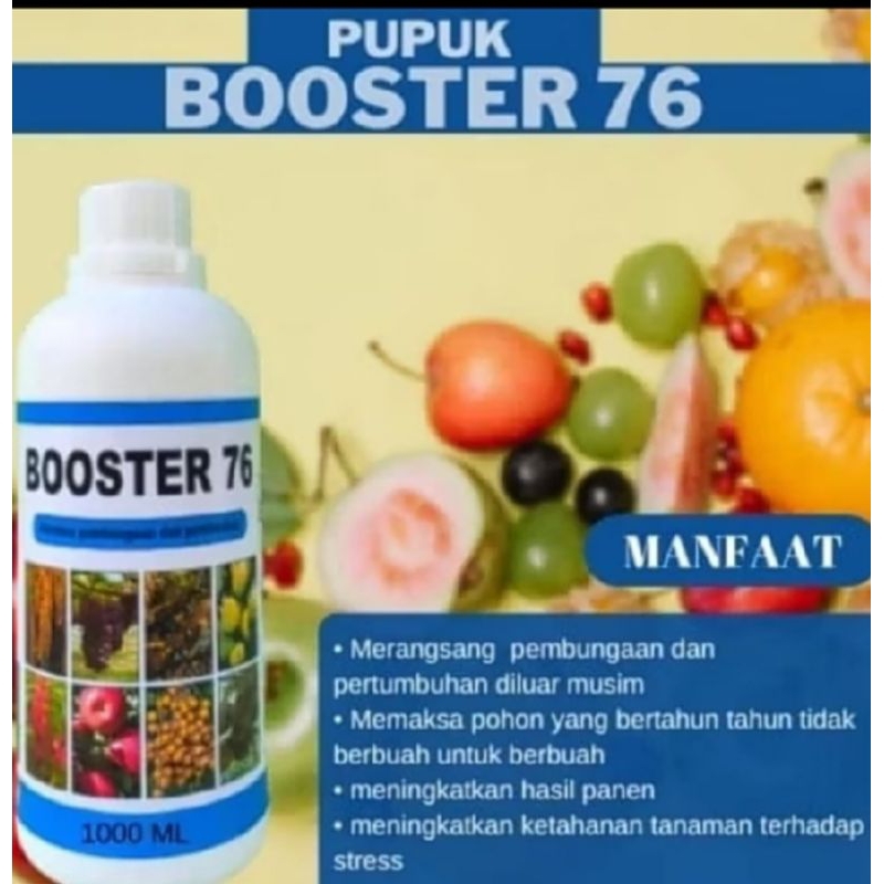 Pupuk Pelebat Buah Booster 76 kemasan 100 ml