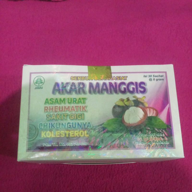 Akar Manggis Serbuk Asli