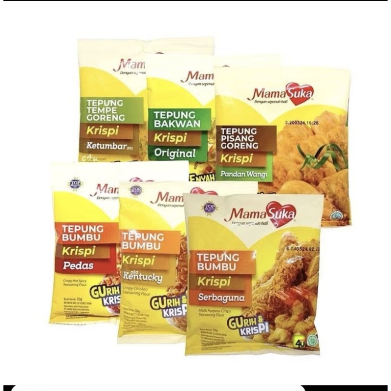 

Aneka Tepung Goreng Mama Suka 70gr