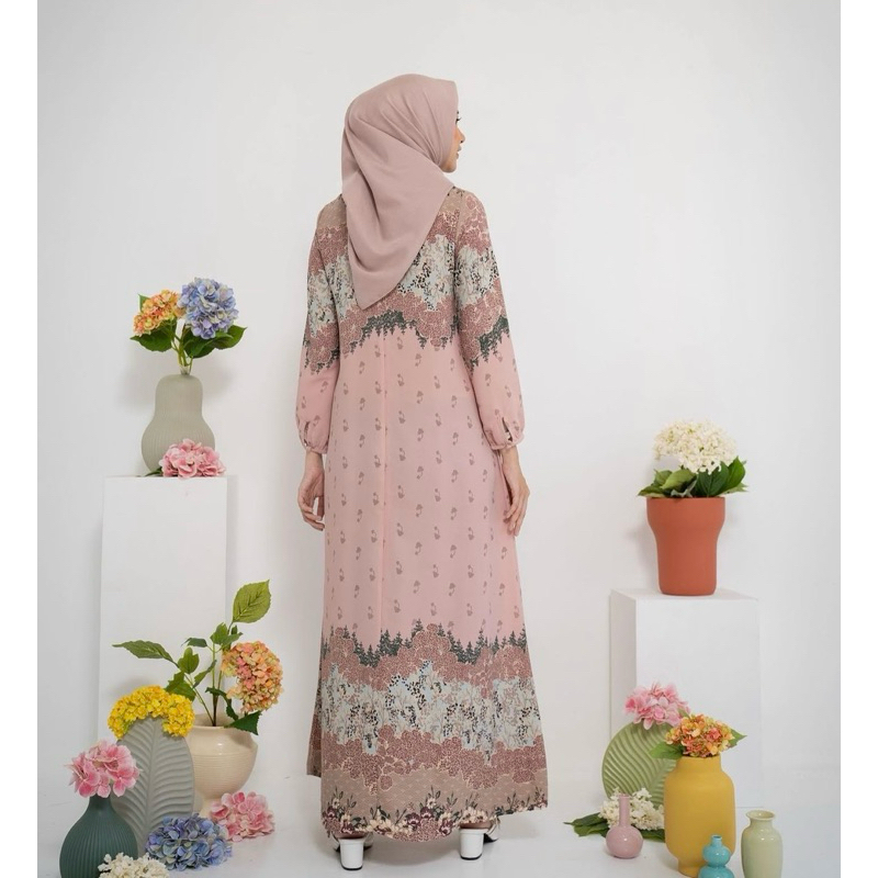 PRELOVED - ZAFIFA DRESS DUSTYPINK by GEULIS