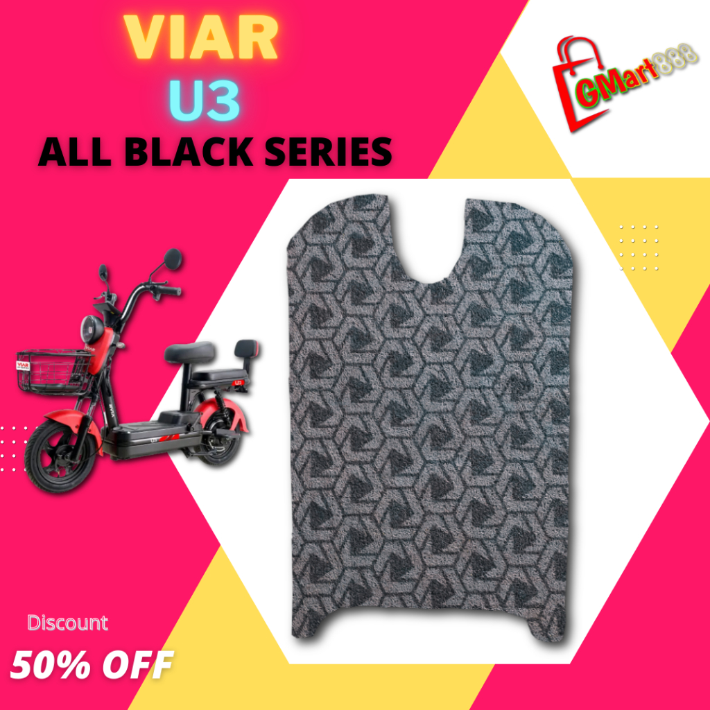 Karpet Alas Kaki Sepeda Listrik Viar U3 - CORAK SPESIAL