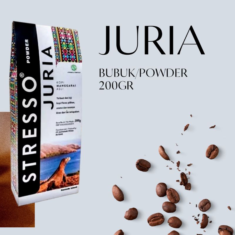 

Kopi Bubuk Stresso Juria 200 gr khas Manggarai Flores Labuan Bajo
