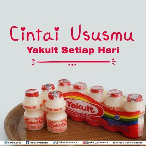 

YAKULT MINUMAN PREBIOTIK CINTAI USUSMU