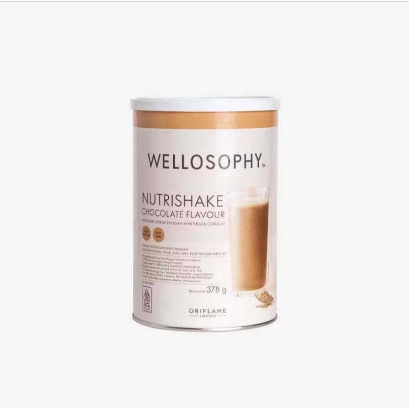 

Wellosophy Nutrishake Chocolate Flavour 378gr Oriflame