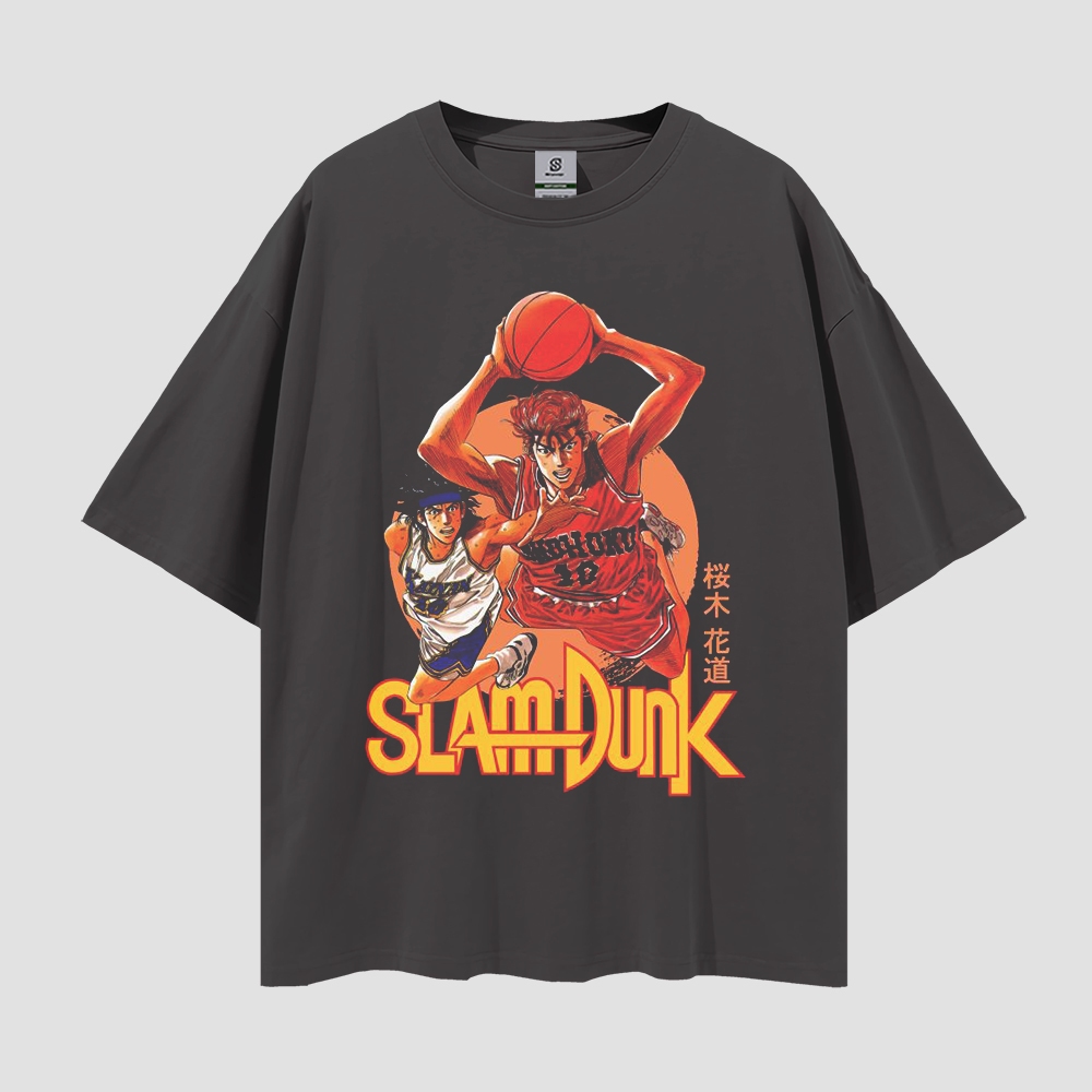 Slam Dunk Manga Vintage  Style Oversize Tee