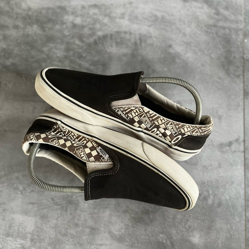 Vans Slip On OTW (off the wall) Black Asphalt