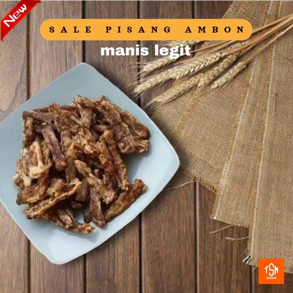 

Pisang Sale Ambon Manis Legit / Sale Pisang Jari Cemilan